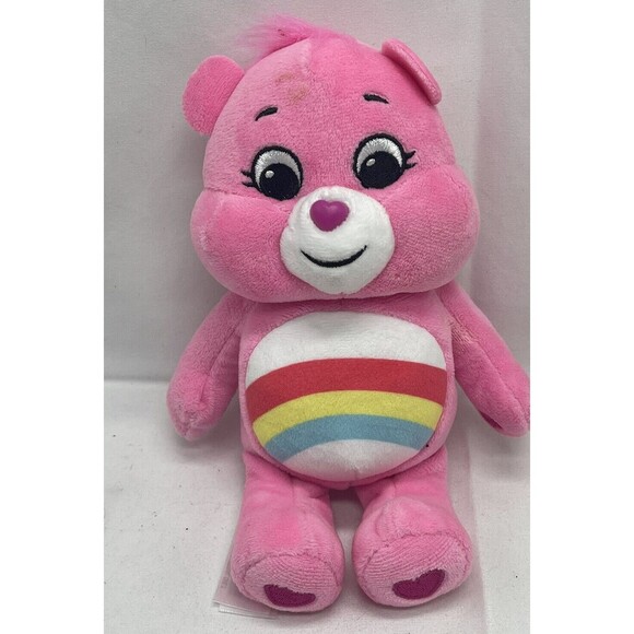 Care Bears Other - Care Bears Unlock the Magic Pink Rainbow Cheer Bear 9”Plush 2021 Stuffed Animal